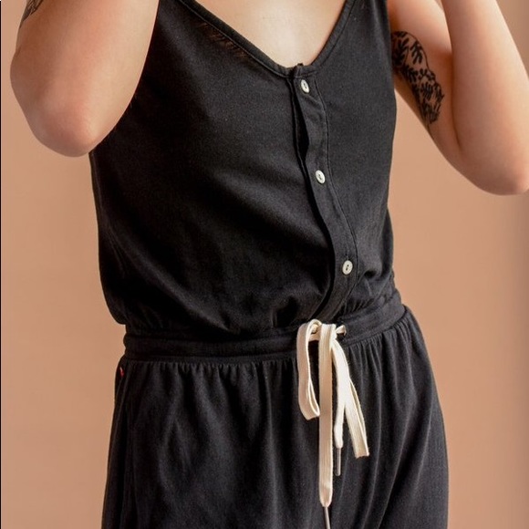 n:Philanthropy Selvedge Black Jumpsuit NWT - Picture 2 of 7